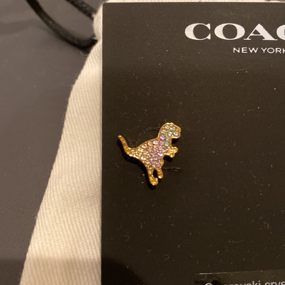 Coach Swarovski Crystal Rexy Earrings - Picture 3 of 5